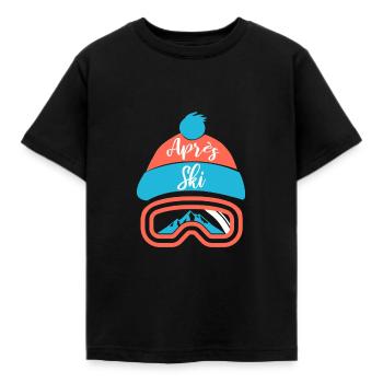 Ski Ski Ski Ski Ski Ski - T-shirt Enfant - noir - Devant - AI Model Kid Female (0cm)