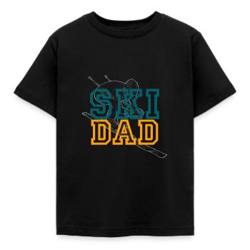 Ski Ski Ski Ski Ski Ski - T-shirt Enfant - noir - Devant - AI Model Kid Female (0cm)