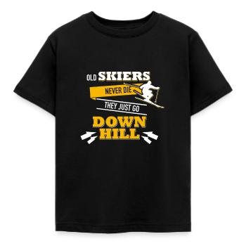 Ski Ski Ski Ski Ski Ski - T-shirt Enfant - noir - Devant - AI Model Kid Female (0cm)