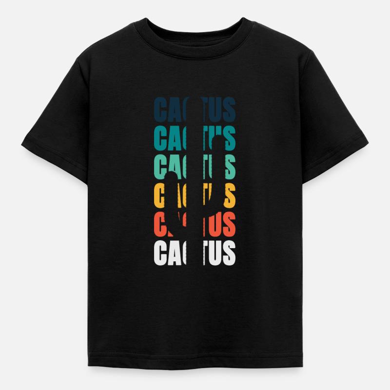 Cactus Cactus Cactus - Kinder T-Shirt - Schwarz