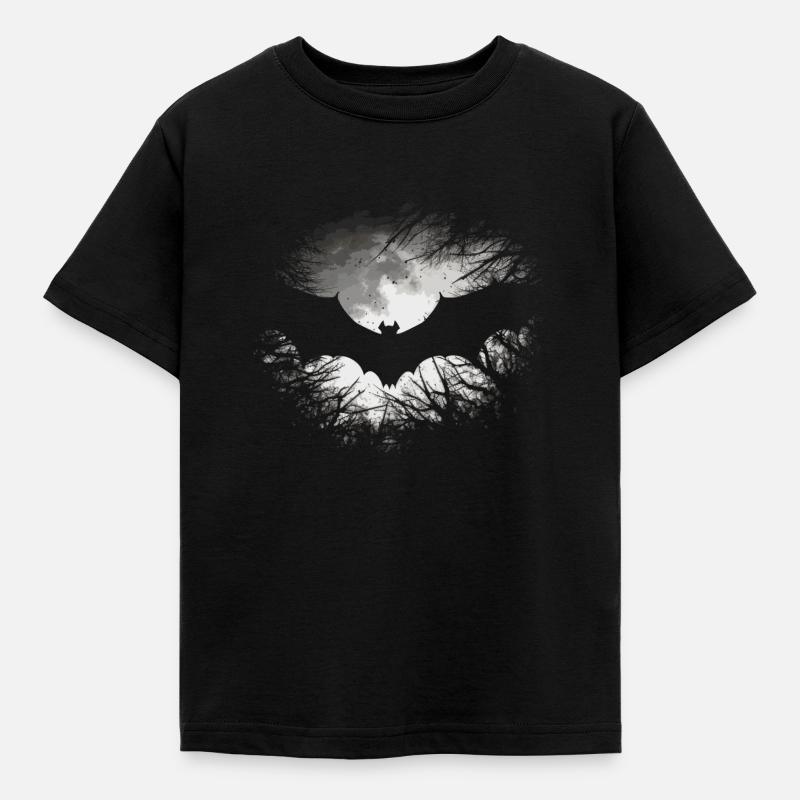 Fledermaus - Kinder T-Shirt - Schwarz