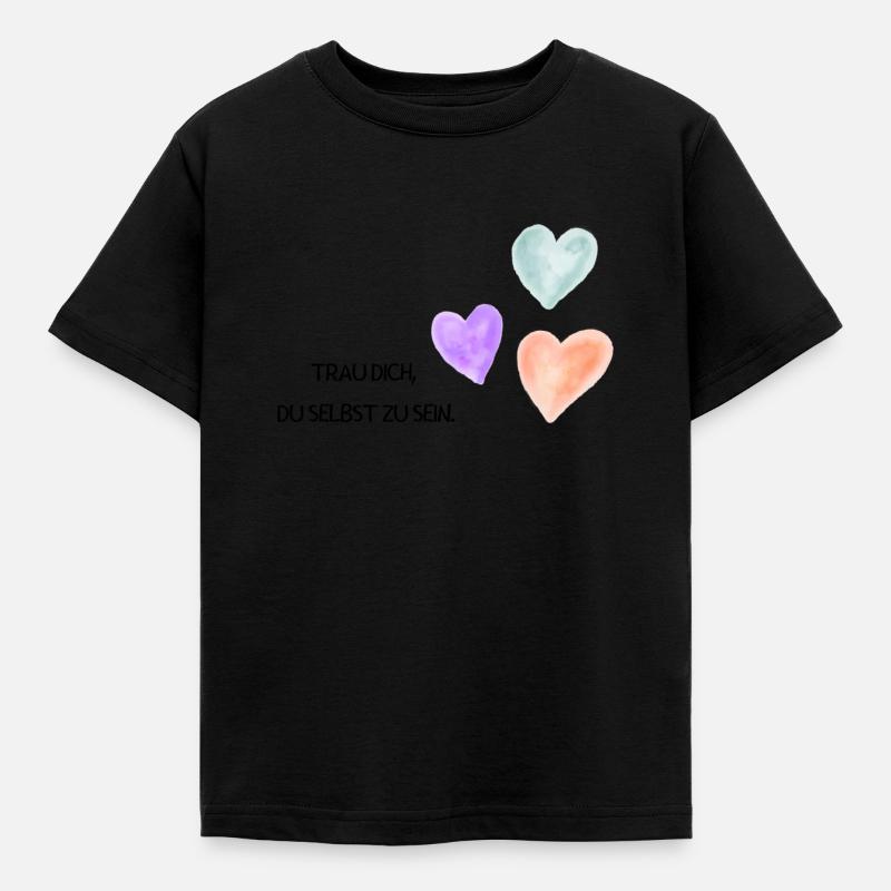 eunde - Kids' T-Shirt - black
