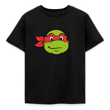 Les Tortues Ninja Raphaël Costume Déguisement - T-shirt Enfant - noir - Devant - AI Model Kid Female (0cm)