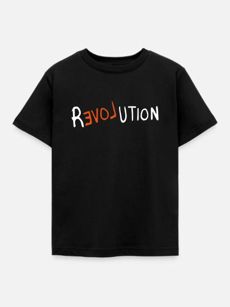 revolution - Kinder T-Shirt - Schwarz