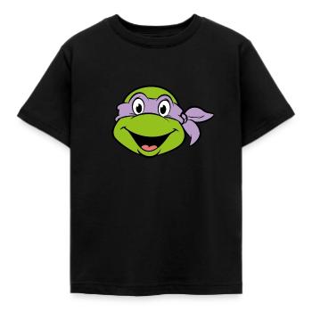 Teenage Mutant Ninja Turtles Donatello Kostüm - Kinder T-Shirt - Schwarz - Vorne - AI Model Kid Female (0cm)