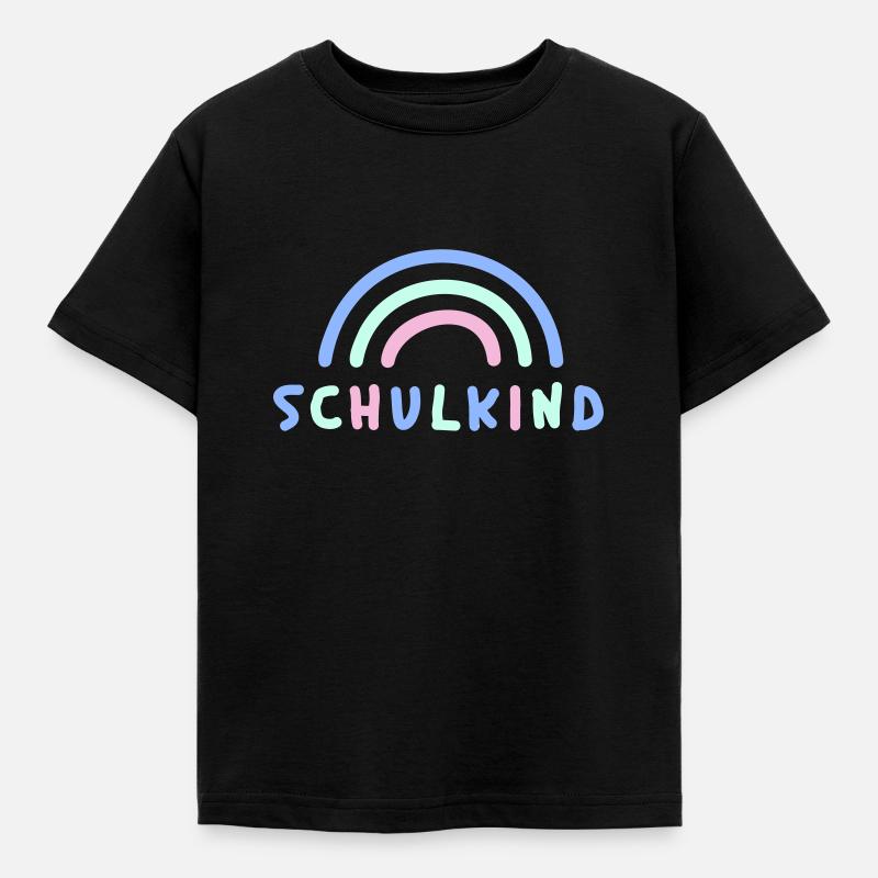 Schulkind - Kinder T-Shirt - Schwarz