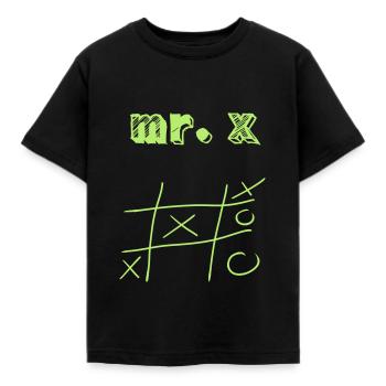 M. X / Gagnant / Gagnant - Cadeau - T-shirt Enfant - noir - Devant - AI Model Kid Female (0cm)