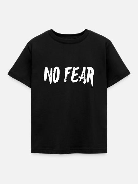 No fear - Kids' T-Shirt - black