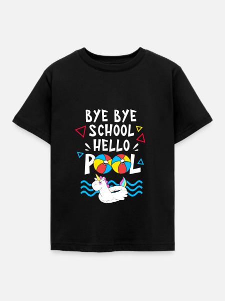 Pool Party - Kinder T-Shirt - Schwarz