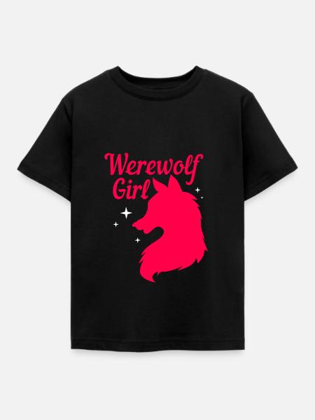 Werwolf - Kinder T-Shirt - Schwarz