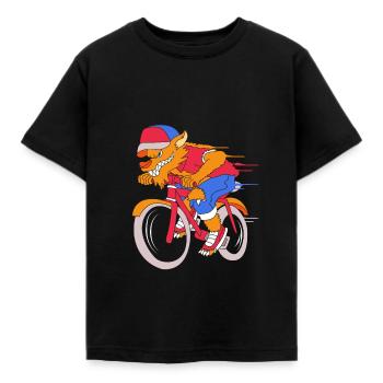 Loup-garou - T-shirt Enfant - noir - Devant - AI Model Kid Female (0cm)