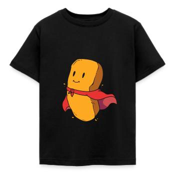 Chicken Nuggets - Kids' T-Shirt - black - Front - AI Model Kid Female (0cm)