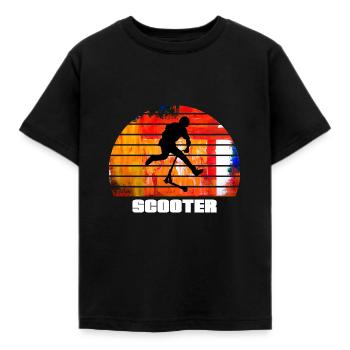 Roller - Kinder T-Shirt - Schwarz - Vorne - AI Model Kid Female (0cm)