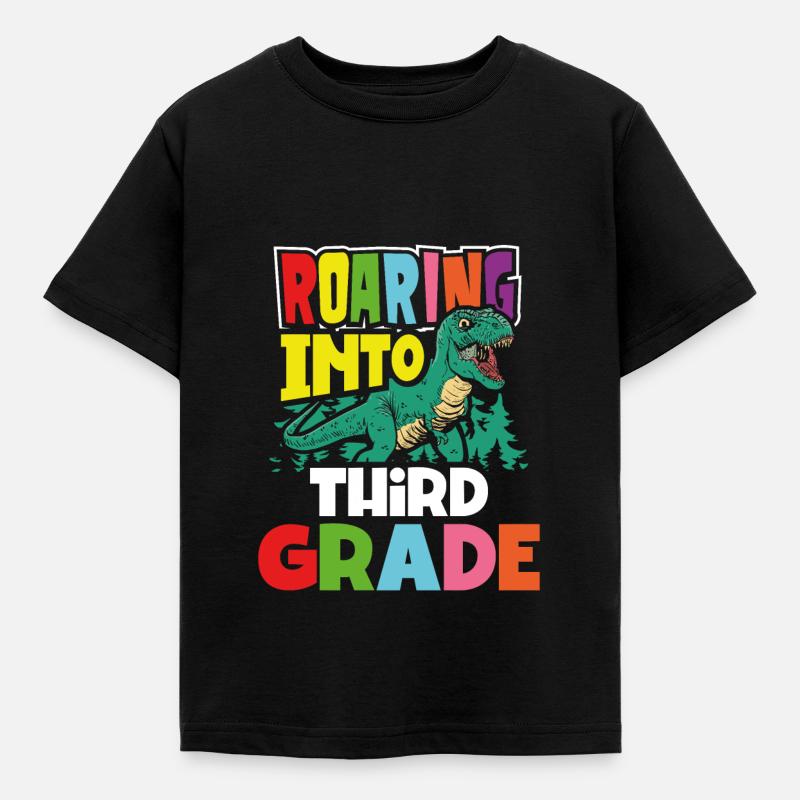 Dröhnen In Die 3. Klasse - Kinder T-Shirt - Schwarz