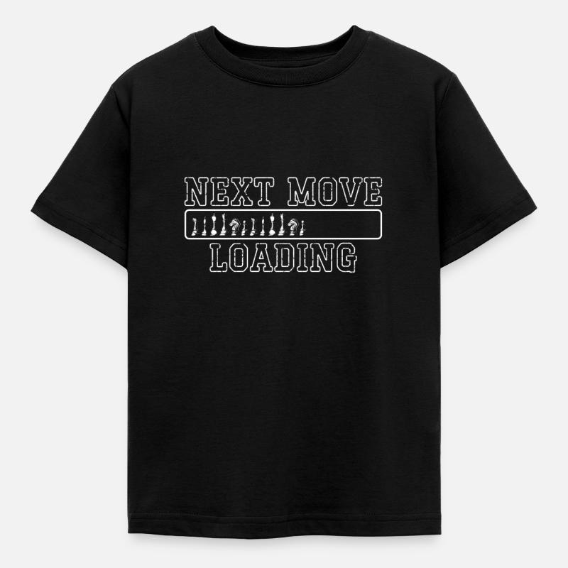 Nächster Schachzug Wird Geladen - Kinder T-Shirt - Schwarz