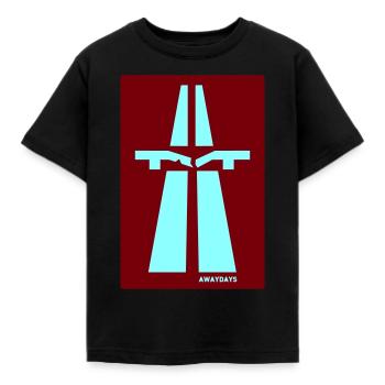 AWAYDAYS GERMANY2 - Kinder T-Shirt - Schwarz - Vorne - AI Model Kid Female (0cm)