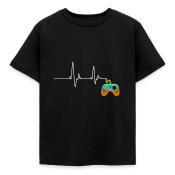 Game - T-shirt Enfant - noir - Devant - AI Model Kid Female (0cm)