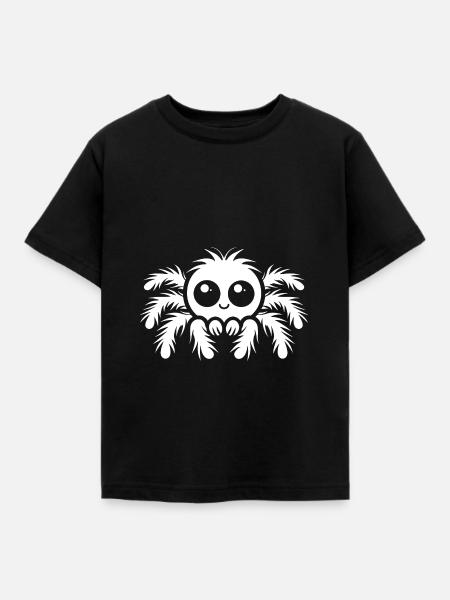 Spinne - Kinder T-Shirt - Schwarz