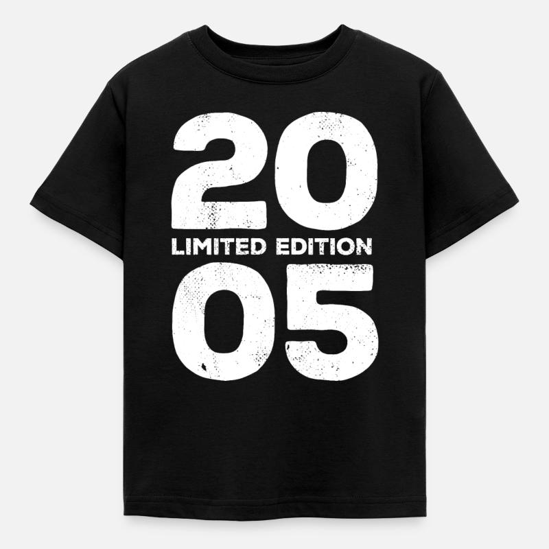 Limited Edition 2005 Geburtstag Geschenk - Kinder T-Shirt - Schwarz