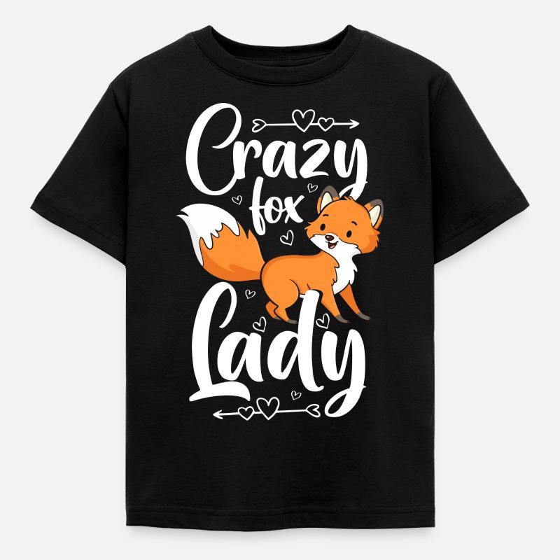Renards renards - T-shirt Enfant - noir