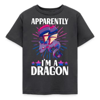 Fierté gaie LGBTQ - T-shirt Enfant - charbon - Devant - AI Model Kid Female (0cm)