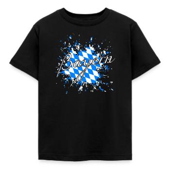 Bayern bayern - Kinder T-Shirt - Schwarz - Vorne - AI Model Kid Female (0cm)