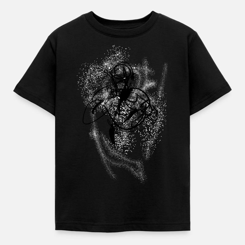 Mind Abstract - Kids' T-Shirt - black