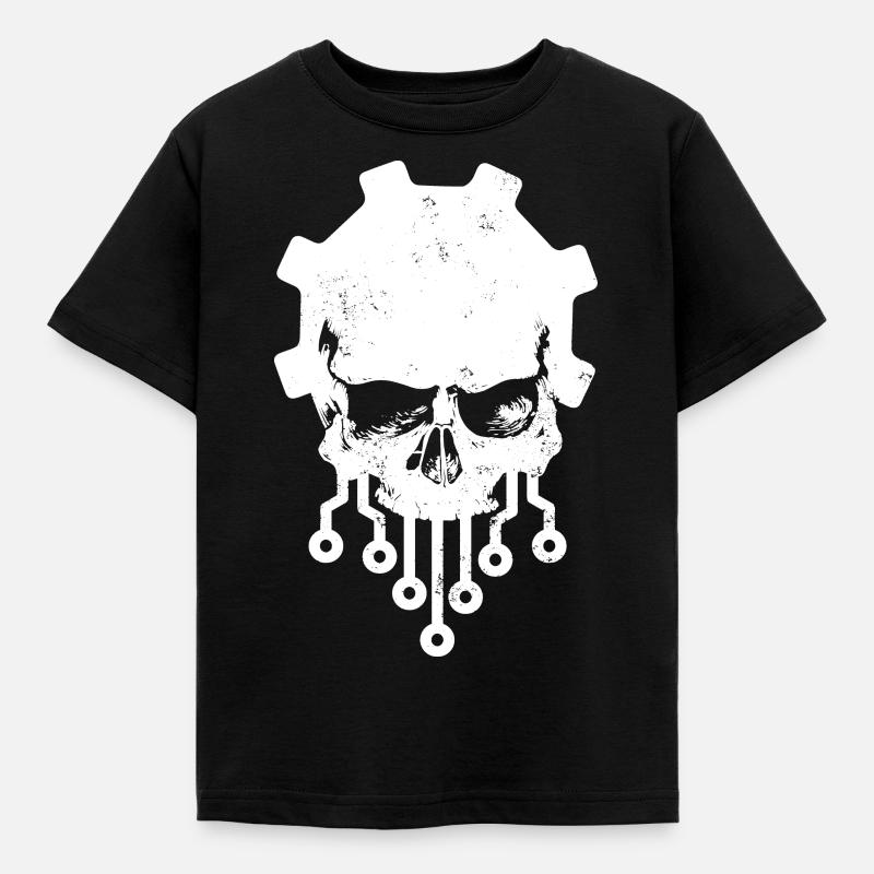 Informatik Computer - Kinder T-Shirt - Schwarz