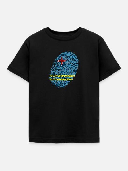 Aruba - Kinder T-Shirt - Schwarz
