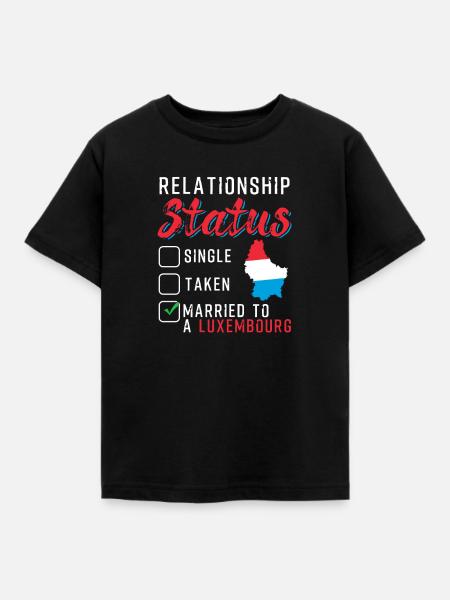 Luxemburg - Kinder T-Shirt - Schwarz