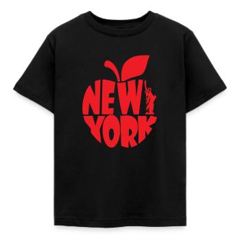 Addicted To New York - Kids' T-Shirt - black - Front - AI Model Kid Female (0cm)