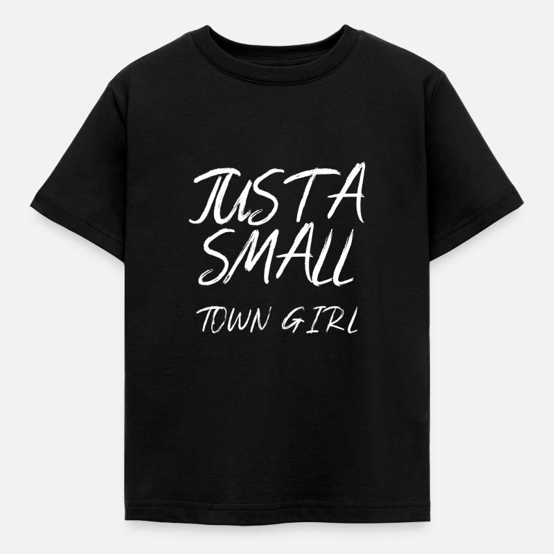 Nur ein kleines Stadtmädchen - Kinder T-Shirt - Schwarz
