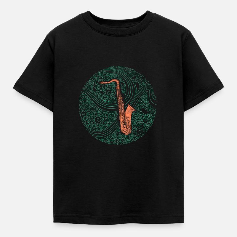saxophone - T-shirt Enfant - noir