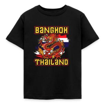 Thaïlande - T-shirt Enfant - noir - Devant - AI Model Kid Female (0cm)