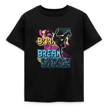 Hip Hop Breakdance Street Dance Tänzer Musik - Kinder T-Shirt - Schwarz - Vorne - AI Model Kid Female (0cm)