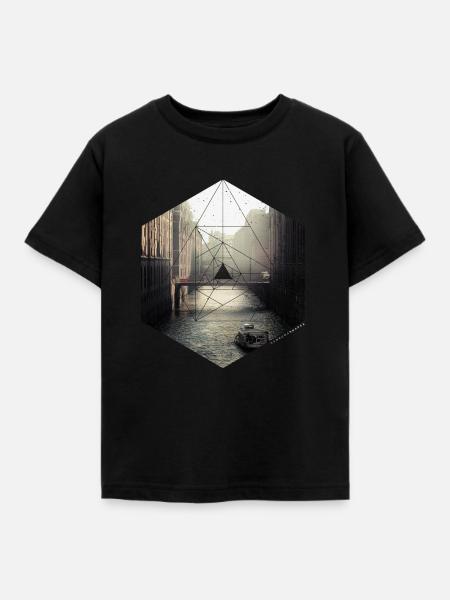 Feste Hamburg Romantik - Kinder T-Shirt - Schwarz