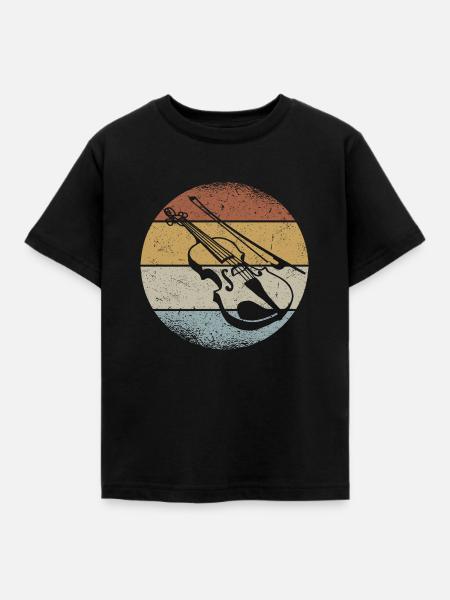 Violon Rétro ViolonIste Violoniste Violoniste - T-shirt Enfant - noir