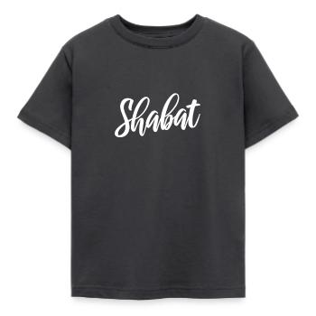 Shabat Christian Clothing - Kids' T-Shirt - dark grey - Front - AI Model Kid Female (0cm)