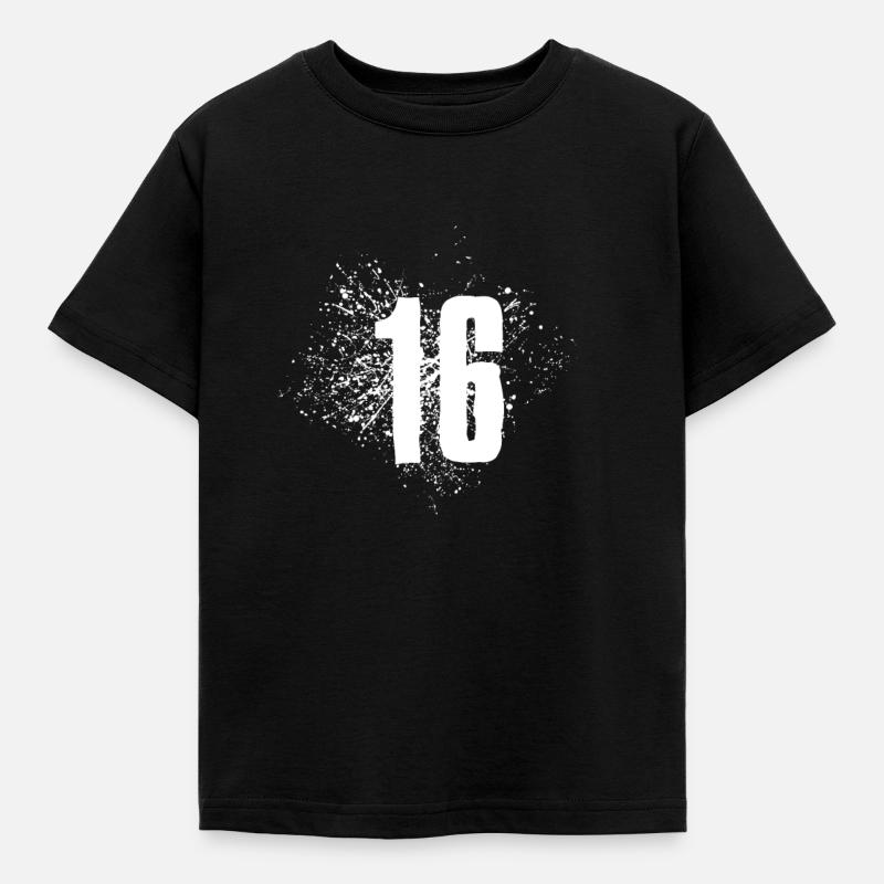 16 Jahre Geburtstag - Børne-T-shirt - sort
