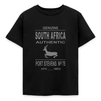Südafrika - Antilope - Kinder T-Shirt - Schwarz - Vorne - AI Model Kid Female (0cm)