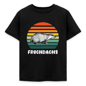 Frechdachs freche Leute wilde Seite - Kinder T-Shirt - Schwarz - Vorne - AI Model Kid Female (0cm)