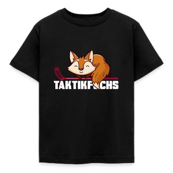 Floorball Unihockey Floorballtrainer unihoc - Kinder T-Shirt - Schwarz - Vorne - AI Model Kid Female (0cm)