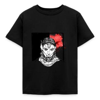 Robot féminin, Cyborg, Android, Robot, Splatter - T-shirt Enfant - noir - Devant - AI Model Kid Female (0cm)