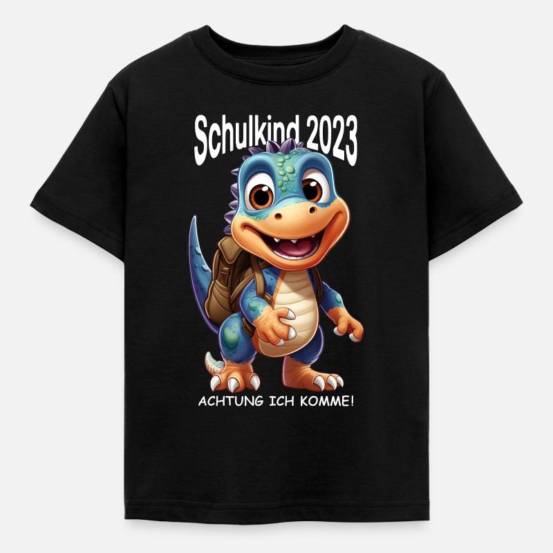 Schulstart 2023 - Kinder T-Shirt - Schwarz