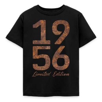 Vintage 1956 Limited Edition Rust Look - Kids' T-Shirt - black - Front - AI Model Kid Female (0cm)