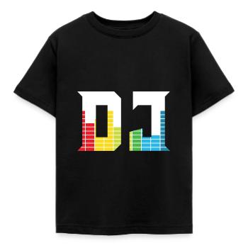 DJ Equalizer - Kinder T-Shirt - Schwarz - Vorne - AI Model Kid Female (0cm)