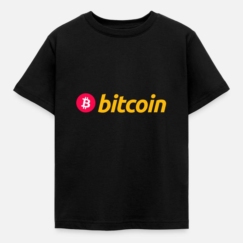 Bitcoin (Bitcoin) - Kinder T-Shirt - Schwarz