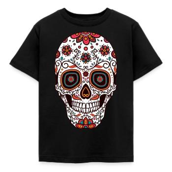 Jour de la fête des morts - T-shirt Enfant - noir - Devant - AI Model Kid Female (0cm)