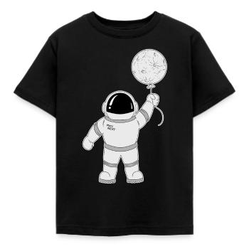 Astronauta astronauta - Maglietta per bambini - nero - Fronte - AI Model Kid Female (0cm)