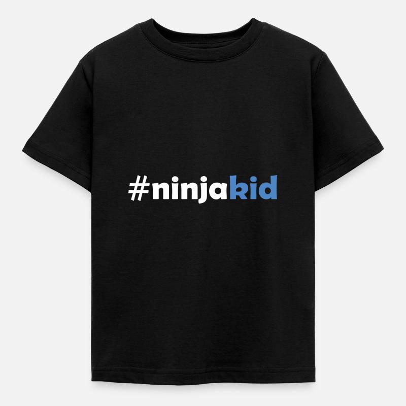 Ninja Warrior - Ninja Kid - Kinder T-Shirt - Schwarz